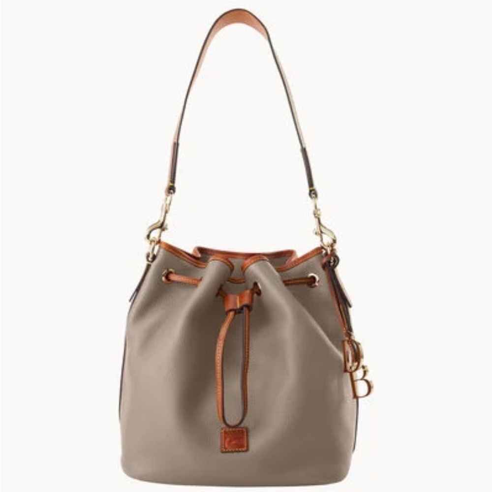 Pebble Grain Drawstring, Taupe